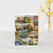 Vintage italienische Reiseposterkollektion Karte (Gelbe Blume)