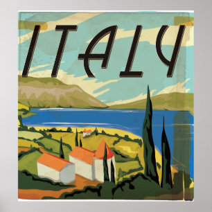 Vintage italienisches Plakat