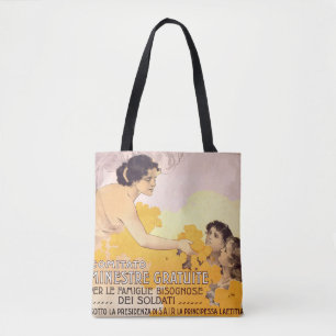 Vintage-italienisches Plakat von 1917 Tasche