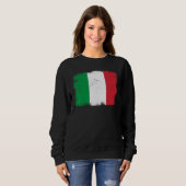Vintage Italy Flag Italian Independence Day Sweatshirt (Vorne ganz)