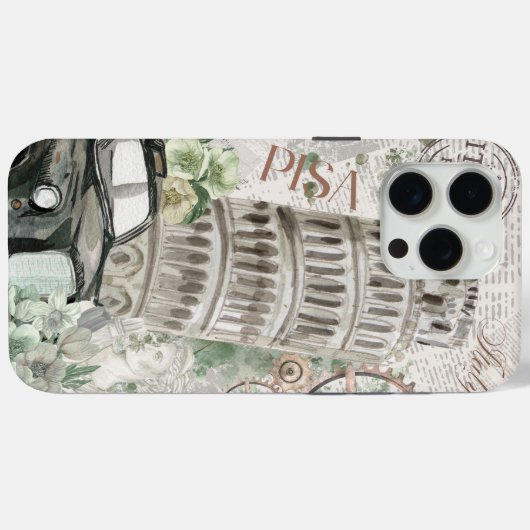 Vintage Italy Phone Case (Rückseite (Horizontal))