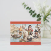 Vintage Italy Postkarte (Stehend Vorderseite)