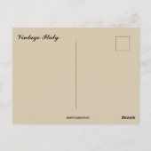 Vintage Italy Postkarte (Rückseite)