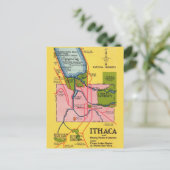 Vintage Ithica New York Greeting Postcard Postkarte (Stehend Vorderseite)