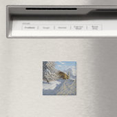 Vintage Ivan Choultse Winterlandschaft Magnet (In Situ (Geschirrspüler))