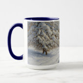 Vintage Ivan Choultse Winterlandschaft Tasse (Links)