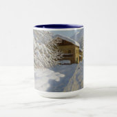Vintage Ivan Choultse Winterlandschaft Tasse (Zentrum)