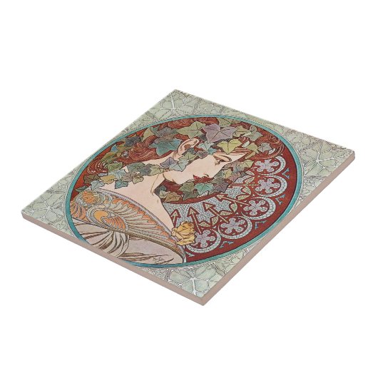 Vintage Ivy Goddess Fliese (Seite)