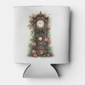 Vintage Ivy Rose Grandfather Clock Dosenkühler (Vorderseite)
