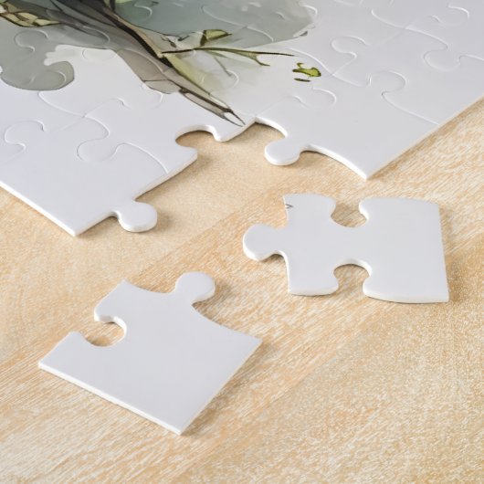 Vintage Ivy Rose Grandfather Clock Puzzle (Seite)