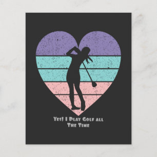 vintage ja ich spiele ständig Golf, sagt er wörtli Flyer