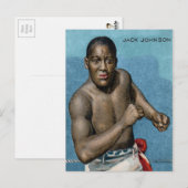 Vintage Jack Johnson Postkarte (Vorne/Hinten)