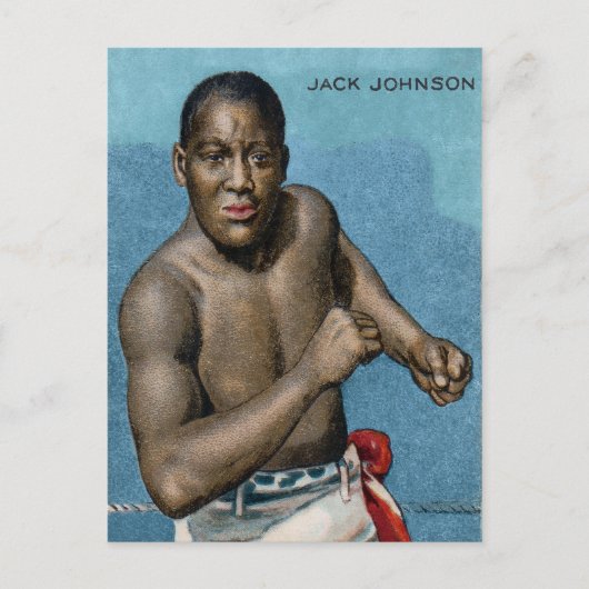 Vintage Jack Johnson Postkarte (Vorderseite)