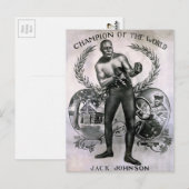 Vintage Jack Johnson Postkarte (Vorne/Hinten)