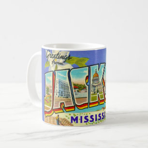 Vintage Jackson Grüße Kaffeetasse