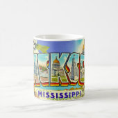 Vintage Jackson Miss Greetings  Kaffeetasse (Mittel)