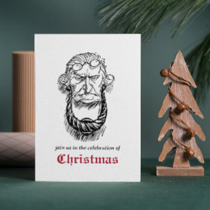Vintage Jacob Marley Dickens Eine Weihnachtsgeschi Einladung