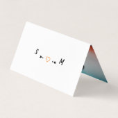 Vintage Jagd, Foto Save the Date Karte (Rückseite)