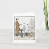 Vintage Jagd Karte (Vorderseite)