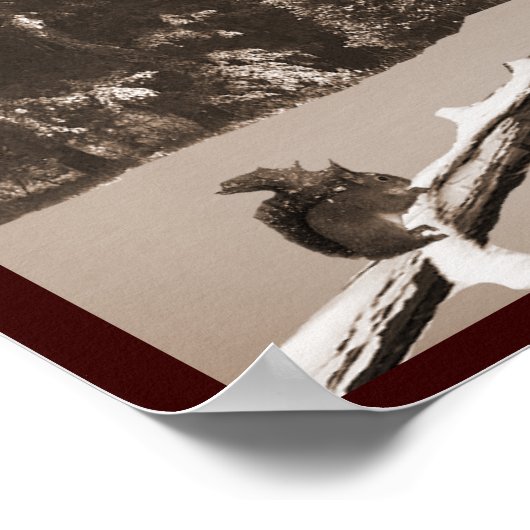 Vintage Jagd Poster (Ecke)