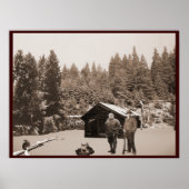 Vintage Jagd Poster (Vorne)