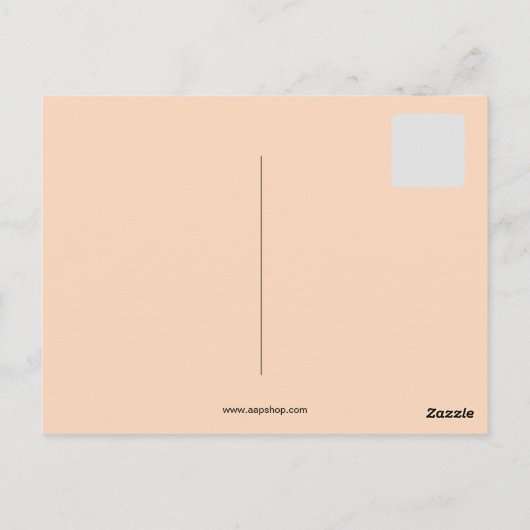 Vintage Jagd Postkarte (Rückseite)