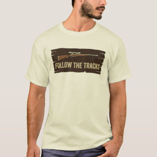 Vintage-Jagdwegweiservektorillustration T-Shirt