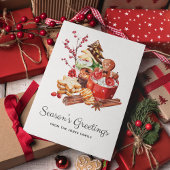 Vintage Jahresgrüße Lebkuchen Weihnachten