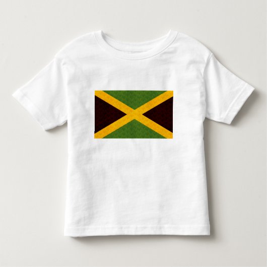 Vintage jamaikanische Flagge Kleinkind T-shirt (Vorderseite)