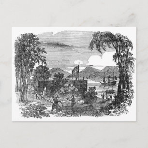 Vintage Jamestown Colony postcard Postkarte