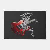 Vintage Jamming-Musical-Notes Fußmatte (Vorderseite)
