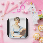 Vintage-Jane-Austen-Papierplatte Pappteller (Party)