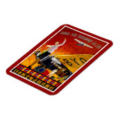 Vintage Japan Airline Ad Magnet (Linke Seite)