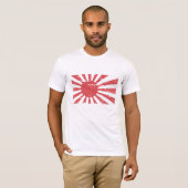 Vintage Japan-Marine-Flagge T-Shirt (Vorne ganz)