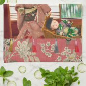 Vintage Japan Ningyo Kitchen Towels Geschirrtuch (Gefaltet)