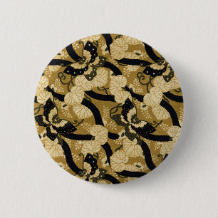 Vintage Japan Schmetterling G.A. Audsley Muster Button