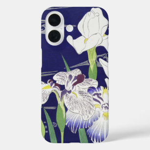 Vintage-Japan-Schwertlilie-Kunstprint Kogyo Tsukio iPhone 16 Hülle