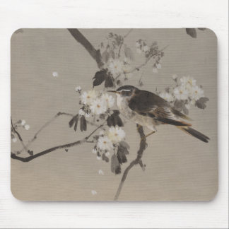 Vintage Japaner Ukiyo-e Malerei eines Vogels Mousepad