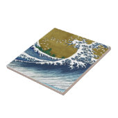 Vintage Japaner-Wellen Fliese (Seite)