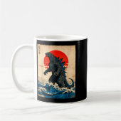 Vintage Japanese Art Kaiju Monster Kaffeetasse (Links)