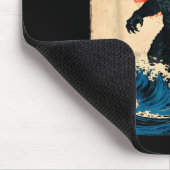 Vintage Japanese Art Kaiju Monster Mousepad (Ecke)