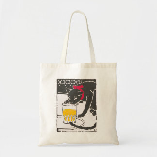 Vintage Japanese Beer Cat Art Goyo Retro トートバッグ Tragetasche