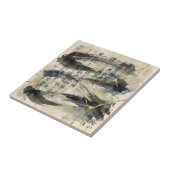 Vintage Japanese Calligraphy Art (1) Fliese (Seite)