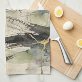 Vintage Japanese Calligraphy Art (1) Geschirrtuch (Viertel Falte)