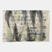 Vintage Japanese Calligraphy Art (1) Geschirrtuch (Horizontal)