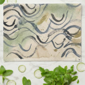 Vintage Japanese Calligraphy Art (6) Geschirrtuch (Gefaltet)