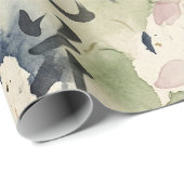 Vintage Japanese Calligraphy Art (9) Geschenkpapier (Rolleneckpunkt)