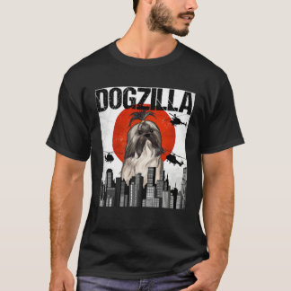 Vintage Japanese Dogzilla Lhasa Apsos T-Shirt