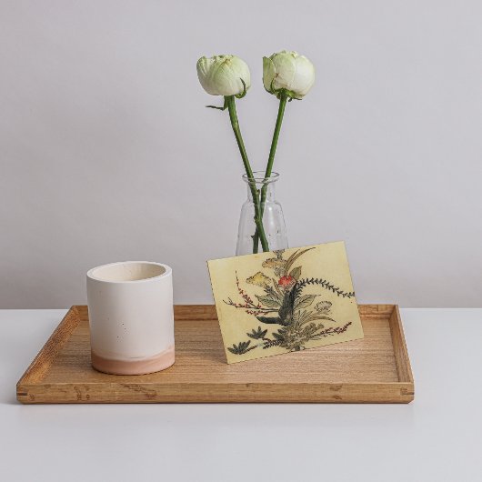 Vintage Japanese Parchment rsvp with envelopes