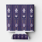 Vintage Japanese Textile Pattern Shima-Shima Dosenkühler (Rückseite)